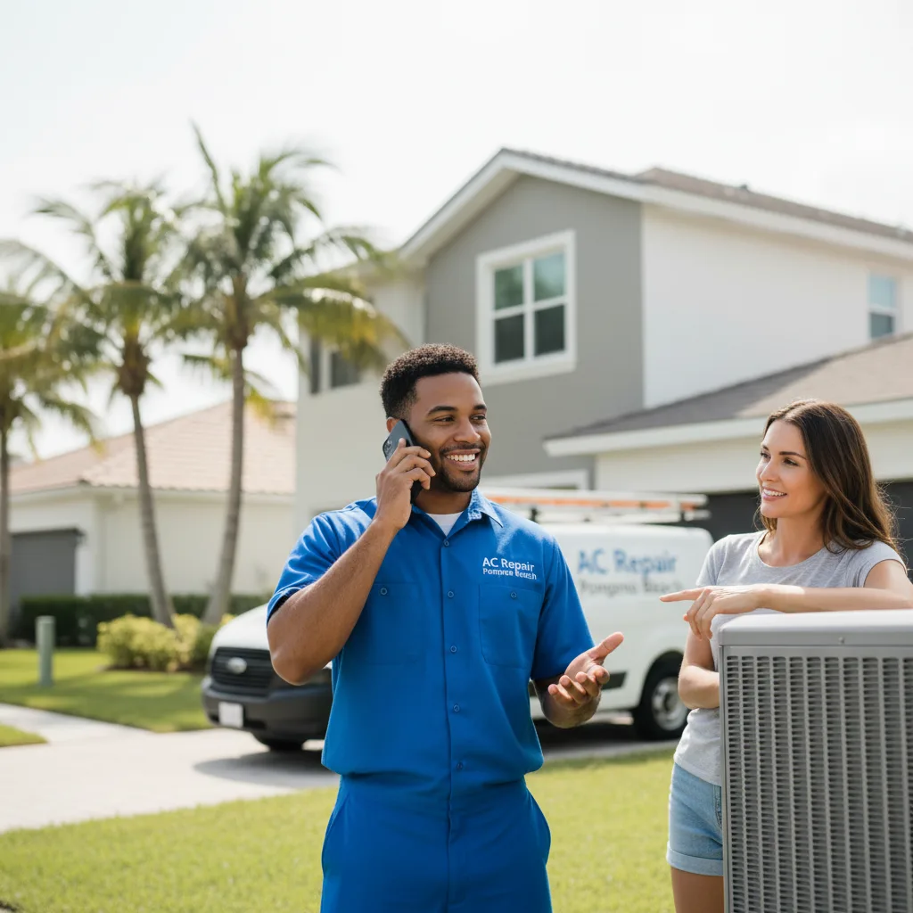 AC Repair Pompano Beach customer support in Burghill